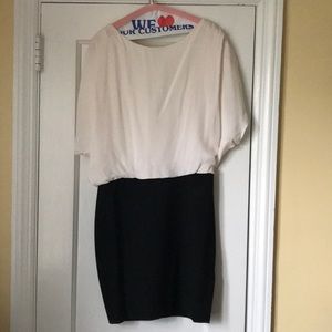 Alice + Olivia black and white dress.
